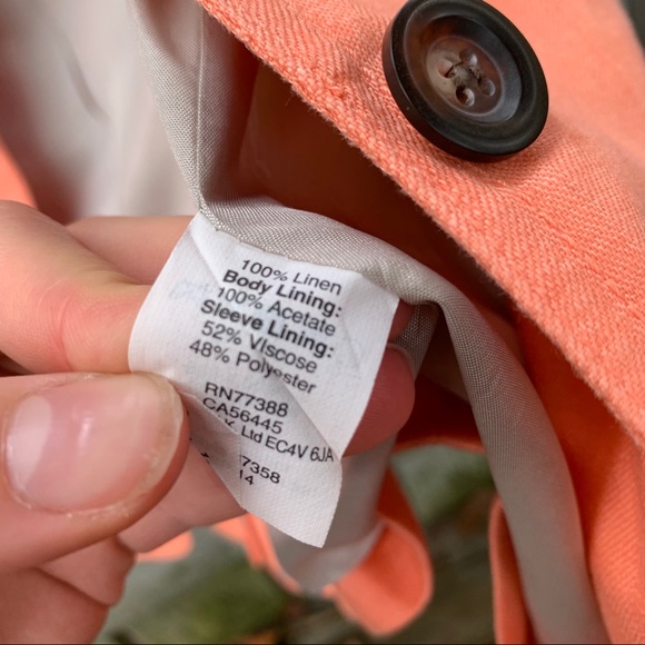 J. Crew Blazer Orange 4 - Picture 6 of 8